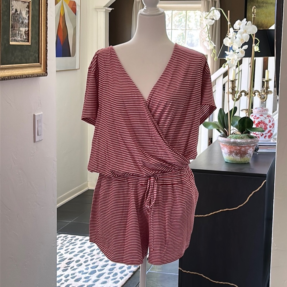 Vineyard Vines one-piece romper with shorts.
